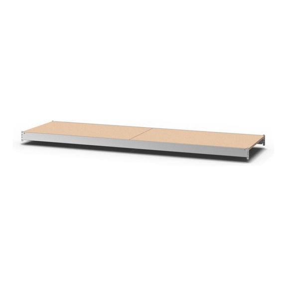 HOFE additional shelf 2,200x500 mm, chipboard panel - Additional shelf for large-compartment racks with chipboard panels