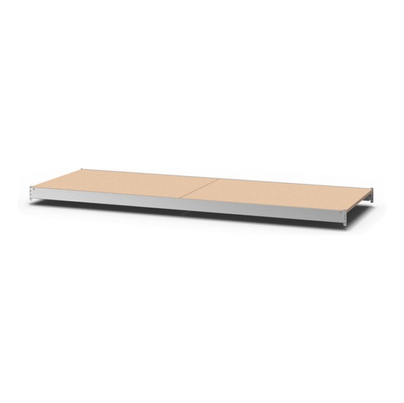 HOFE, tablette supplémentaire, 2 200x600 mm, panneau en bois aggloméré - Tablette supplémentaire pour grandes étagères compartimentées avec panneaux en bois aggloméré