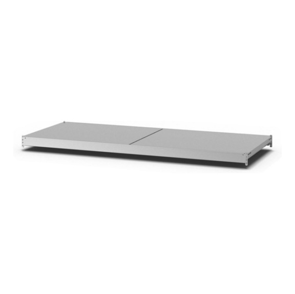 HOFE, tablette supplémentaire, 2 000x600 mm, panneau en acier - Tablette supplémentaire pour grandes étagères compartimentées avec panneaux en acier