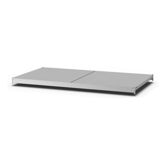 HOFE, tablette supplémentaire, 2 000x800 mm, panneau en acier - Tablette supplémentaire pour grandes étagères compartimentées avec panneaux en acier