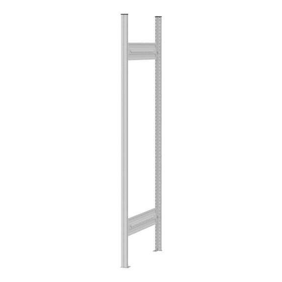 HOFE, cadre de rack 1 750x535 mm, gris clair, 2 panneaux d'accouplement - Cadre de rack