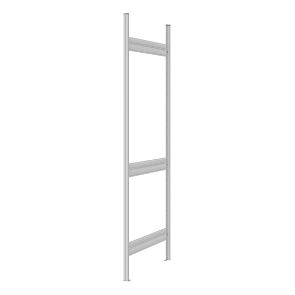 HOFE, cadre de rack 3 350x835 mm, gris clair, 2 panneaux d'accouplement - cadre de rack