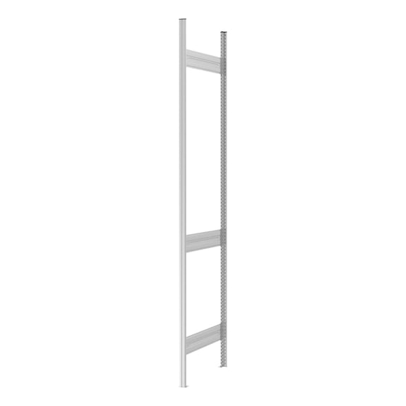 HOFE, cadre de rack 3 500x635 mm, gris clair, 2 panneaux d'accouplement - cadre de rack