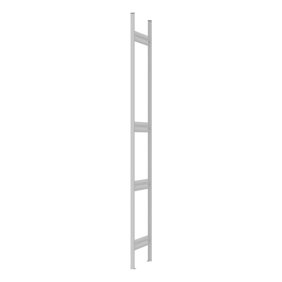 HOFE, cadre de rack 4 000x435 mm, gris clair, 3 panneaux d'accouplement - cadre de rack