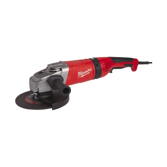 MILWAUKEE angle grinder AGVM26-230GEX power input 2600 W - Angle grinder with dead man's switch