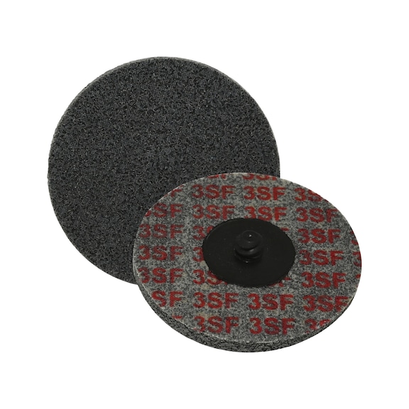 Non-woven grouted compact sanding disc