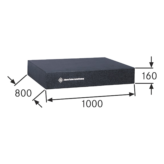 Płyta pomiarowa i kontrolna JFA 1000x800&nbsp;mm, dokł. LAB - Płyta pomiarowa i kontrolna