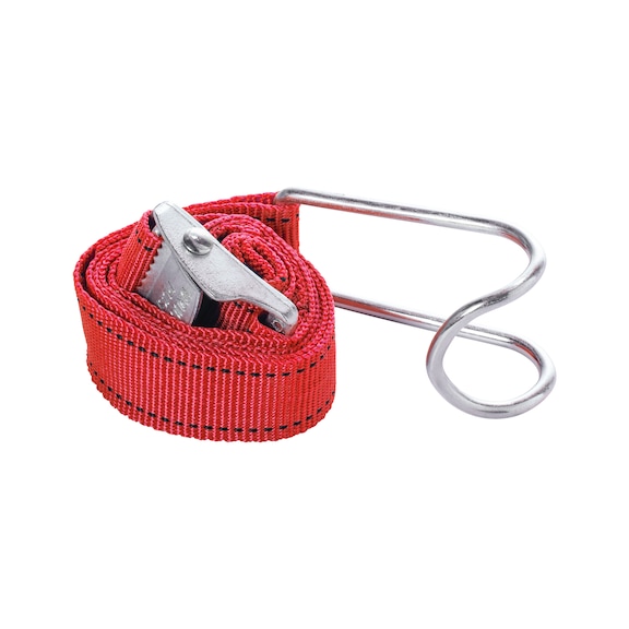 Pilsl textiel bevestigingsband, rood, lengte x breedte 1050x25 mm - Bevestigingsbanden van textiel