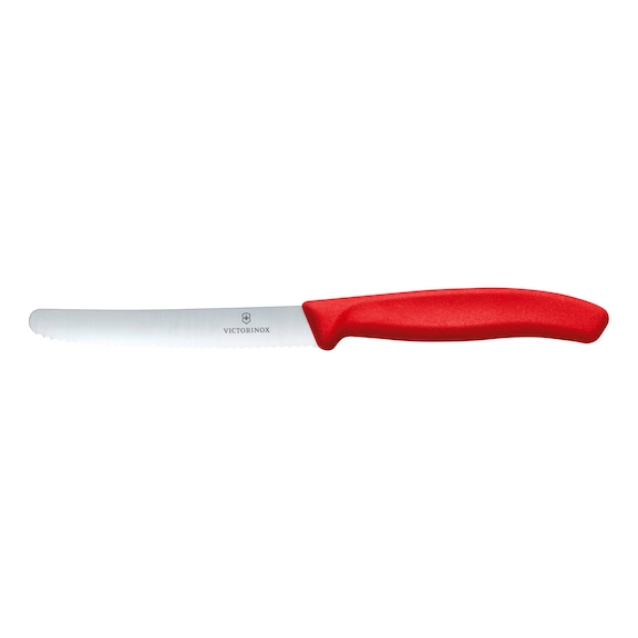 VICTORINOX couteau de table, rouge - Couteaux de table et à tomates SwissClassic