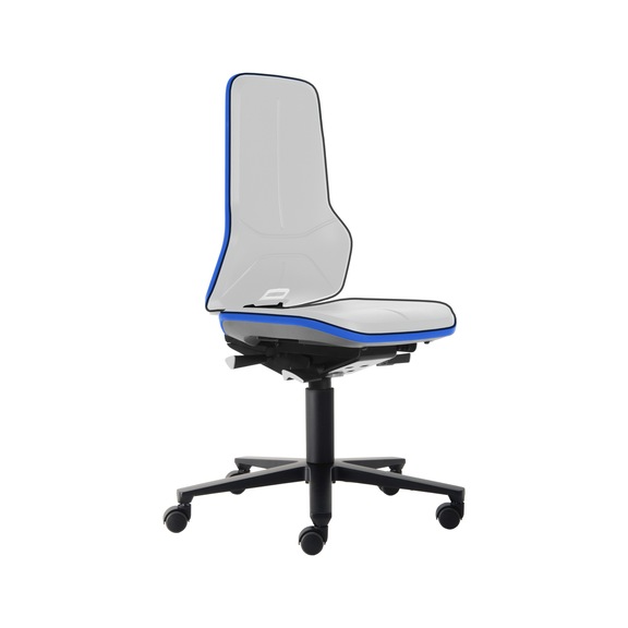BIMOS NEON wheels, flexible tape, blue - NEON swivel work chair with castors