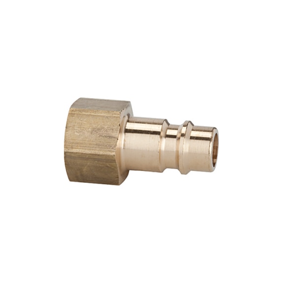 Nipple for couplings, with female thread