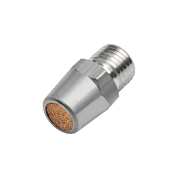 RIEGLER damper nozzle 106/6 with sintered insert M12x1.25 aluminium - Damper nozzle