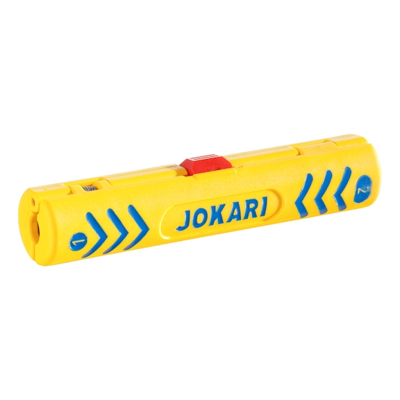 Herramienta de pelado JOKARI Secura Coaxi núm. 1 - Herramienta pelacables y extractora de aislantes, para cables coaxiales de 4,8-7,5 mm²