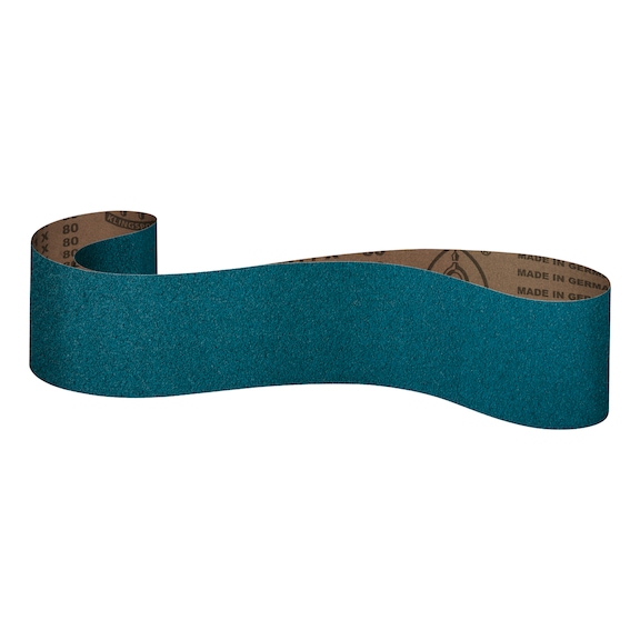 Sanding belts with fabric backing