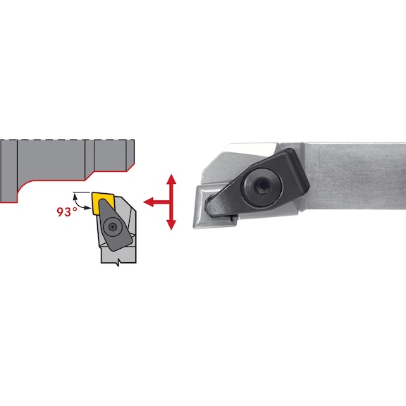 DCLN clamp holder, negative, left - 1