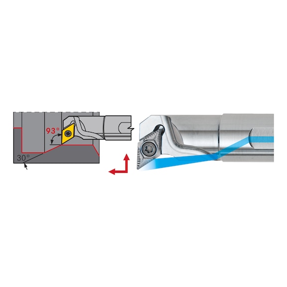 SDUC Bohrstrange HPT Positiv Rechts - 1