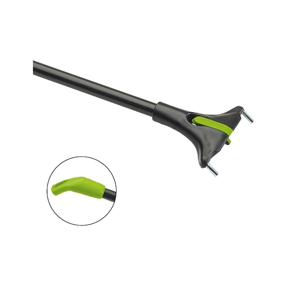 BECOnnect fibreglass handle, 150 cm, with locking mechanism - BECOnnect fibreglass handle