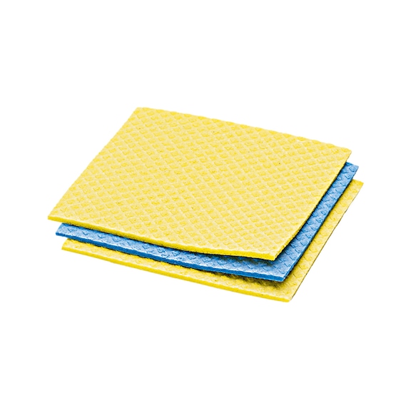 Sponge cloth 20 x 18 cm, pack of 5 - Sponge cloth, pack of 5