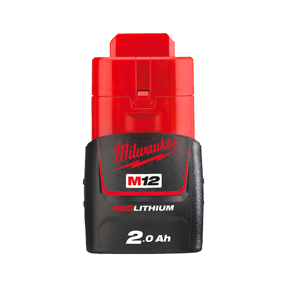 MILWAUKEE 备用电池 12 伏 M12B2 4932430064 - 可充电电池 12 V