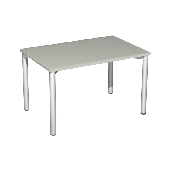 Stůl Flex, 4&nbsp;nohy, 1200x800&nbsp;mm, světle šedý&nbsp;/ stříbrný - Stůl Flex, 4&nbsp;nohy