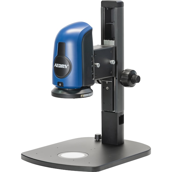 ATORN Digital-Mikroskop II mit Stativ und LED-Auflicht-/ LED-Durchlichtbeleuchtung - Digital-Mikroskop