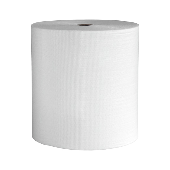 Toallitas/paños pulido ORION, rollo, 500 pzs. res. disolv., blanco, 300 x 380 mm - Toallitas y toallitas de pulido en rollo