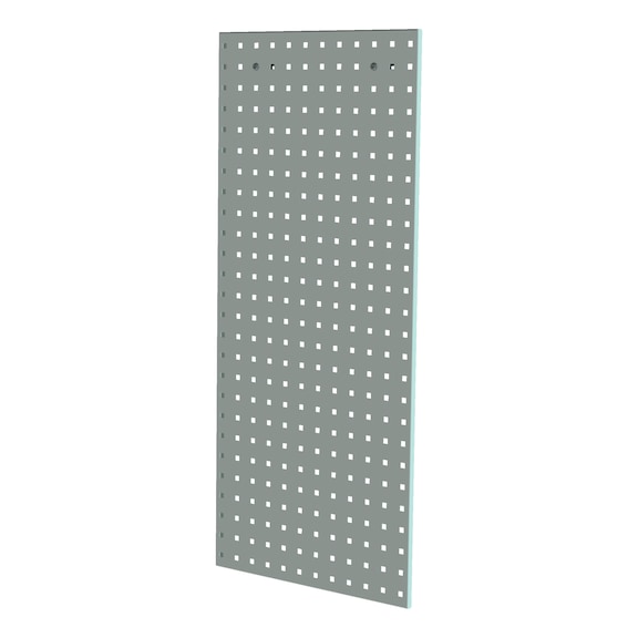 CLIP-O-FLEX (R) perforated metal plate 450x1000 mm, w. CLIP-O-FLEX (R) interface - Perforated sheet metal plates made of sheet steel
