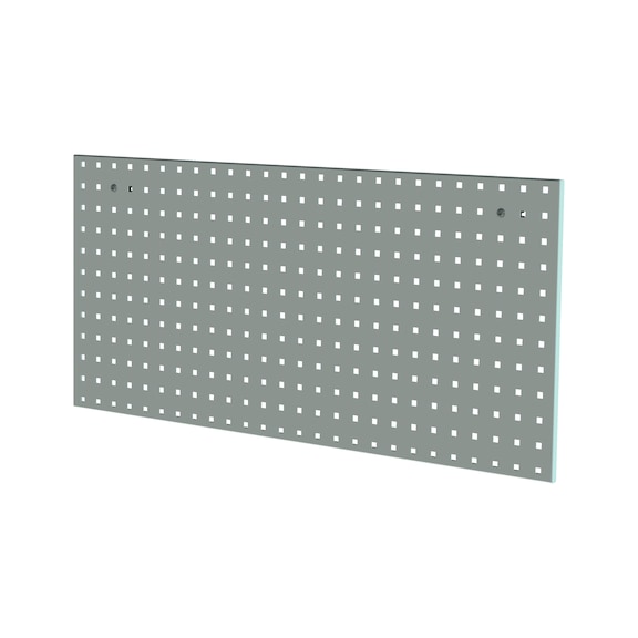CLIP-O-FLEX (R) perforated metal plate 450x500 mm, w. CLIP-O-FLEX (R) interface - Perforated sheet metal plates made of sheet steel
