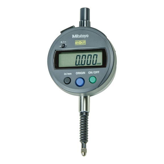 Mitutoyo ID-S 12.7 mm, 0.001 mm, IP 53 flat back panel - Reloj comparador digital ID-S