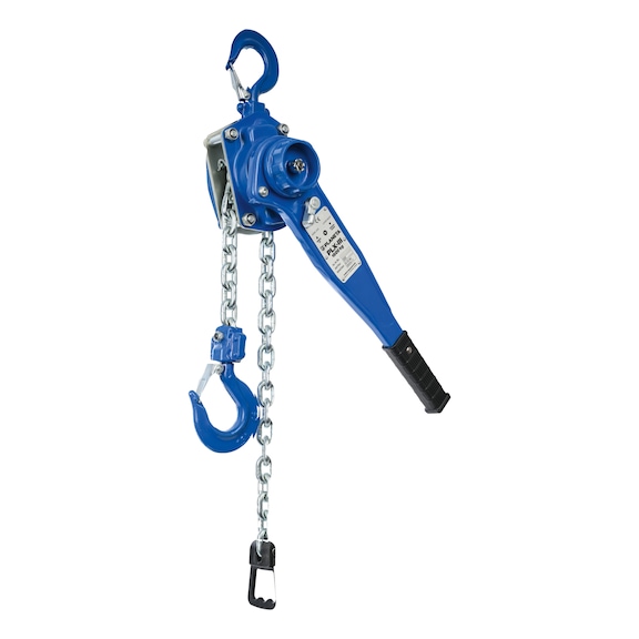 PLX-III lever chain hoist, load capacity 1,500 kg, lift 1.5 m - PLX-III lever chain hoist