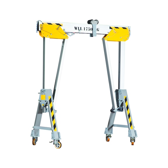 RLPK-S-4 aluminium gantry crane, load capacity 1,250 kg - RLPK aluminium gantry crane