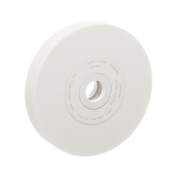 ORION block sanding disc 200x32x51 mm white corundum, grain 80 ceramic - Block sanding disc