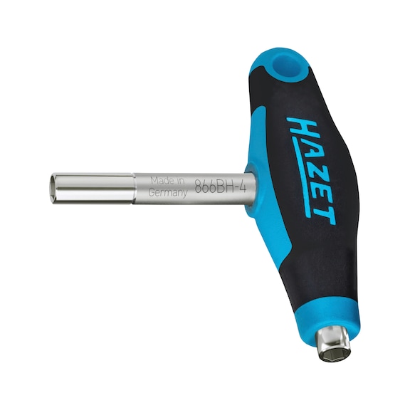 HAZET 1/4 inch double bit holder with T-handle - Double bit holder 1/4 inch with T-handle