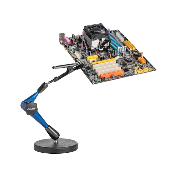 3D articulated stand for PCB holder