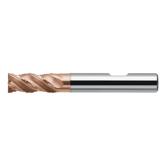 ORION solid carbide roughing cutter NRF diameter 4.5x13x19x57 mm T=5 HB - Solid carbide HPC roughing and finishing cutter