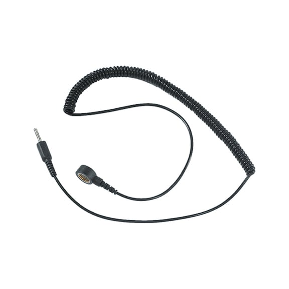 Notrax ESD spiral earthing cable - ESD earthing cable