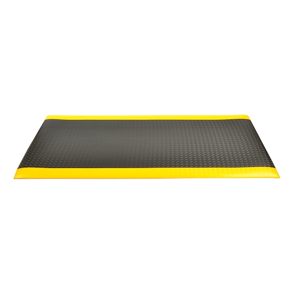 Notrax workplace mat diamond 910 mm x metre black/yellow - Diamond Sof-Tred™ Dyna-Shield™ workplace mat
