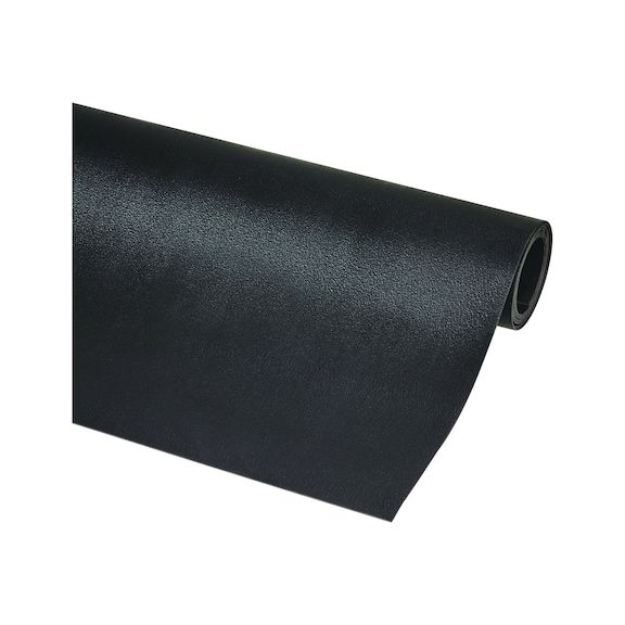 Notrax rubberen vloerloper zwart - Conductive Runner™ geleidende rubberen vloerloper