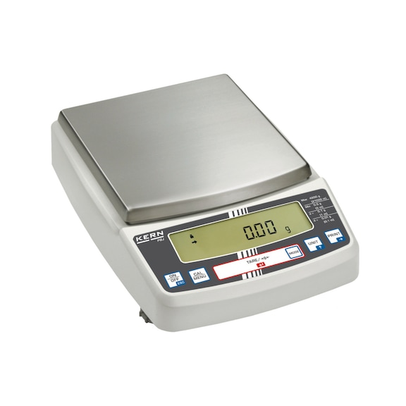 KERN PBJ 6200-2M precision scales, weighing range 6,200 g, gradation 0.01 g - PBJ precision scales