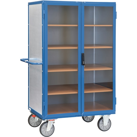 Sheet-steel cabinet trolley