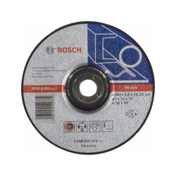 BOSCH EXPERT roughing disc for metal, bore diameter 22.33 mm - Expert for Metal roughing disc