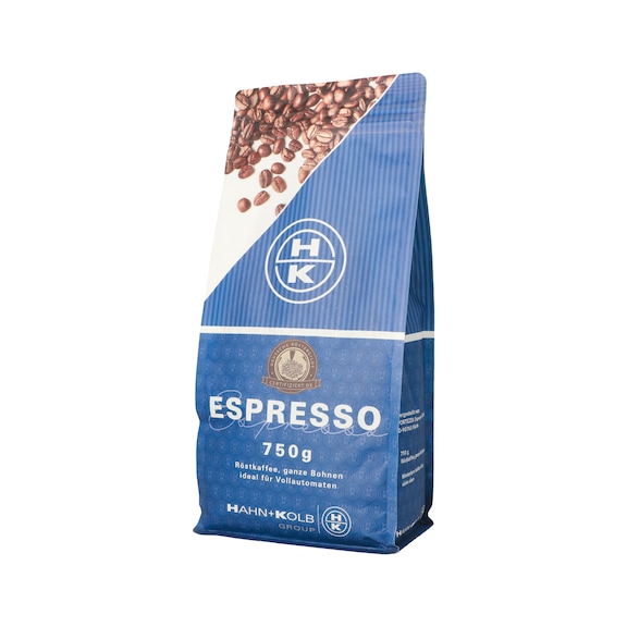 Espresso HK, 50 % Highland Arabica, grains entiers 750 g - Espresso HK