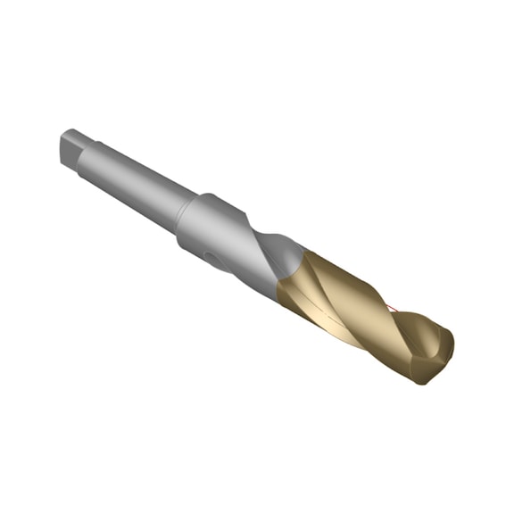 ORION foret métal N HSS, DIN 345, MT 4, 41,0 mm x 354 mm x 205 mm, 118° - Foret métal type N HSS, traité à la vapeur