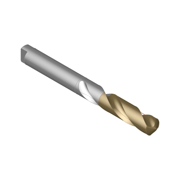 Foret métal ORION type&nbsp;N, CC, 4xD 8037, 9,0 mm x&nbsp;90 mm x&nbsp;50 mm, 118° - Foret métal type N avec plaquette en carbure de tungstène brasée 4xD