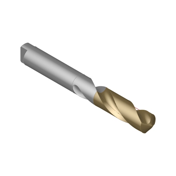 Foret métal ORION type&nbsp;N, CC, 4xD 8037, 13,0 mm x&nbsp;112 mm x&nbsp;63 mm, 118° - Foret métal type N avec plaquette en carbure de tungstène brasée 4xD