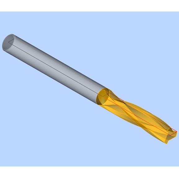 ATORN SC köpük için freze bıçağı çap 10,0 mm 120 x 50 x 85 mm t=3 - Sert karbür HSC parmak freze - köpük