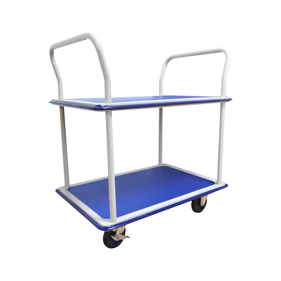 Table trolley with 2 sheet steel load areas, load capacity 250 kg
