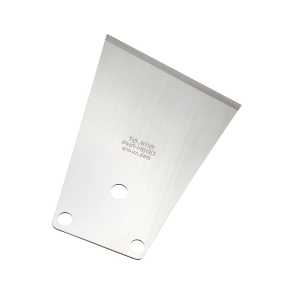 Replacement scraper blade, 80 mm, angled