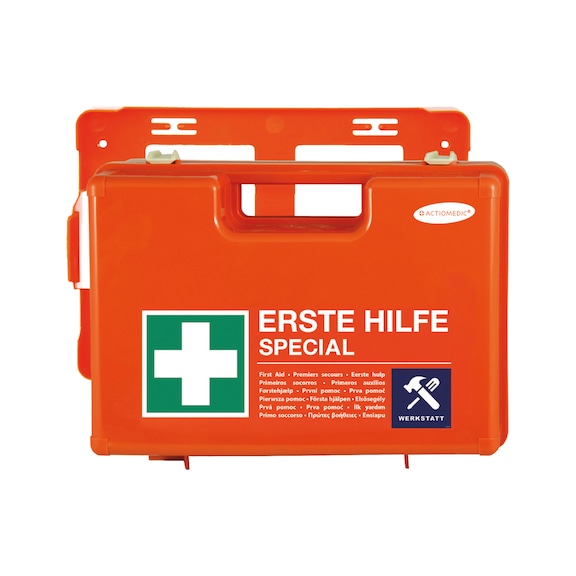 GRAMM Medical EHBO-doos met werkplaatsspecifieke inhoud, DIN 13157 - EHBO-koffer SPECIAL werkplaats
