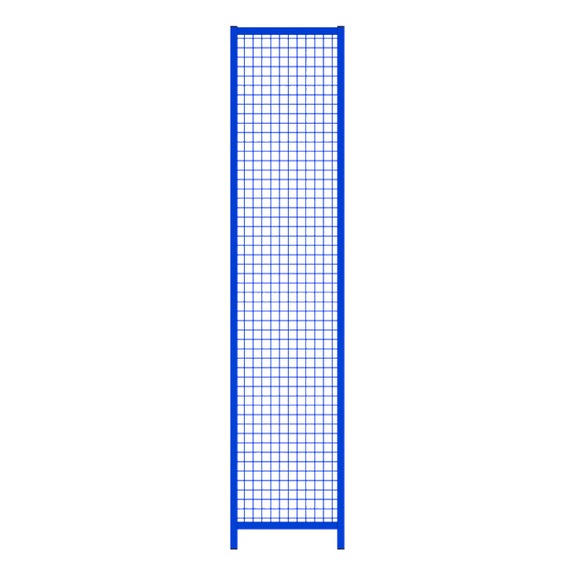 Elem. pared, sist. partición, dim. 500x2200&nbsp;mm (AnxAlt) malla alam. con malla 40 - Elemento de pared para sistema de partición